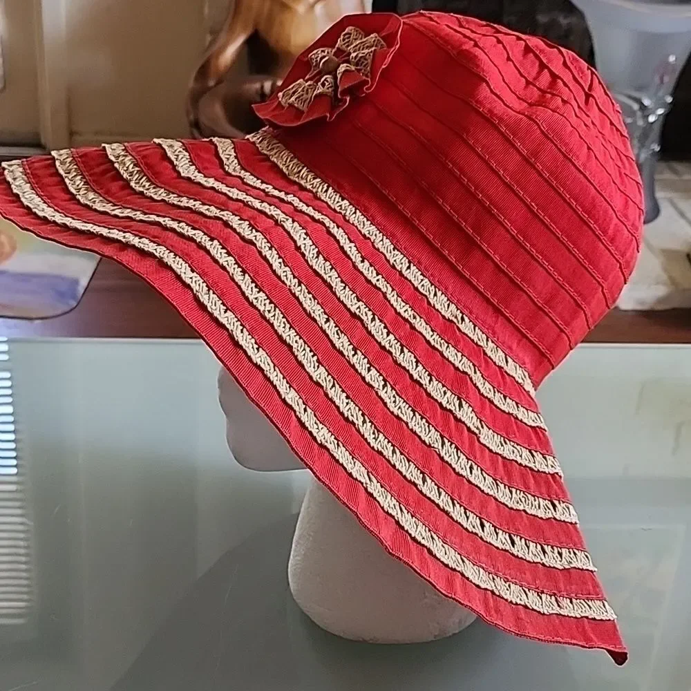 Beautiful Sun‎ Hat Resort Wear  White Lotus Beach Vibes